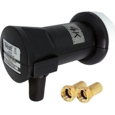 LNB Single Best Germany HIGH GAIN 70 dB + 2 Fiches F OR