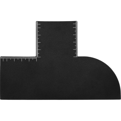 Tarjeta de barbero, herramienta para dar forma a la línea del cabello con indicadores de medición, tarjeta de contorno, puntas de pulverización de colores, contornos precisos, herramientas para dar fo (1/5)