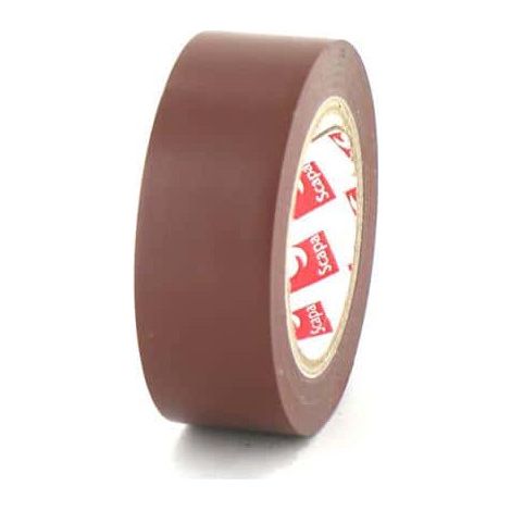Band 15 mm PVC elektrische Scapa braun 2702
