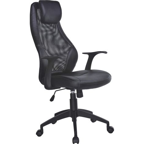 Silla de oficina Houston 198 , 124x64x63cm, Con reposabrazos, Con ruedas, Mecanismo de la silla: Inclinación