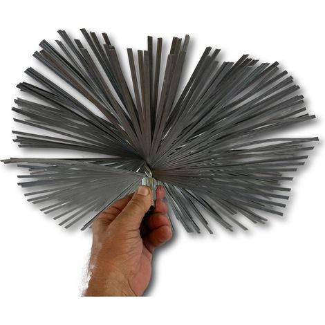 Hérisson acier carré Embout acier fileté M121,75mm Conduits non gainés - Hérisson acier - Carré - 350x350 mm