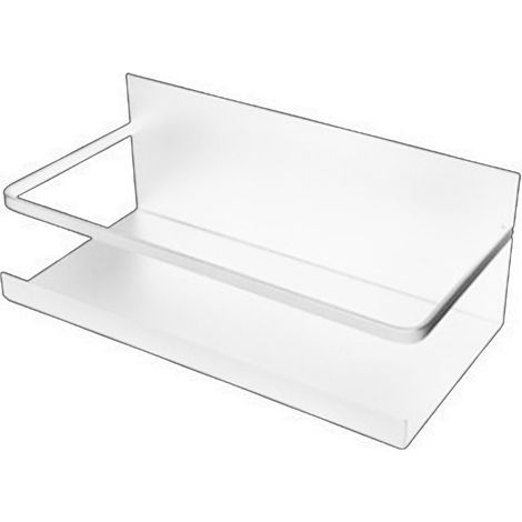 Étagère magnétique en acier au carbone, réglable, gain de place, solide, pour réfrigérateur, pour ranger les bocaux (blanc). (1/5)