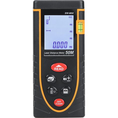 Télémètre laser numérique portable SNDWAY, outil de mesure de longueur/volume à auto-étalonnage, portée 40 m (1/5)