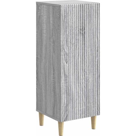 Sideboard Graues Sonoma 33 x 34,5 x 90 cm Holzwerkstoff vidaXL