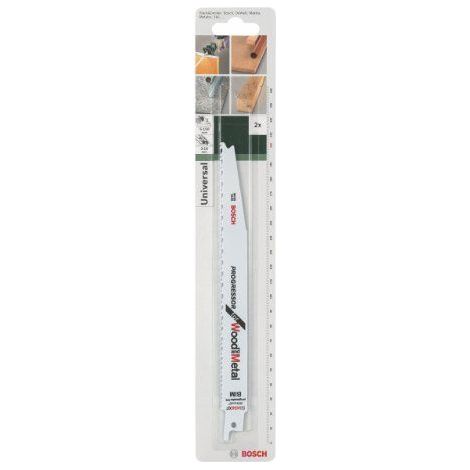 Juego de 2 hojas de corte multimaterial BOSCH S3456xf para sierra de sable o sierra de mano BOSCH