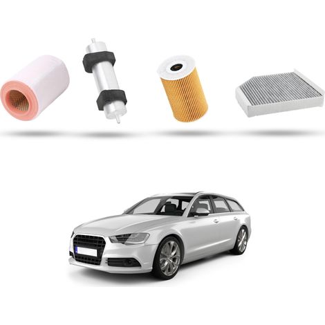 Kit Tagliando 4 filtri compatibile con Audi A6 (C7) 2.0 tdi 120kw 2011 (1/5)