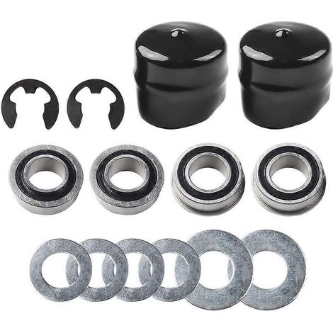 Trousse de roulement de roue avant pour tondeuse à gazon efficace 9040H 532124959 91334 9040HR 9040N, pièce de rechange robuste, kit de roue avant compatible. (1/4)