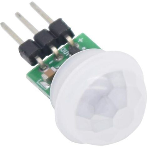 pezzi AM312 Mini modulo sensore PIR piroelettrico, sensore infrarosso IR per movimento umano, rilevatore di movimento a infrarossi manuale (1/3)