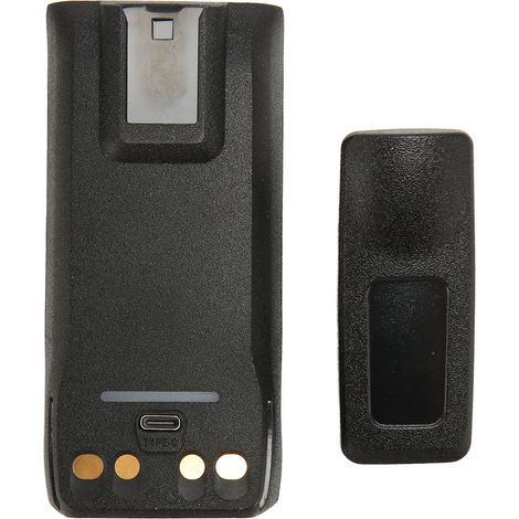 Lot de batterie PMNN4808A 7.2V 3000mAh pour talkie-walkie Motorola IMPRES R7, avec clip ceinture compatible PMNN4807/4809/4810/4810A (1/5)