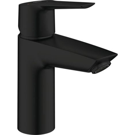 Mitigeur lavabo monocommande GROHE Start - Noir mat - Taille S - Economie d'eau (1/4)