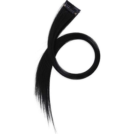 Regenbogenfarbene, mehrfarbige, zuschneidbare Haarverlängerung mit Haarnadel (1/5)