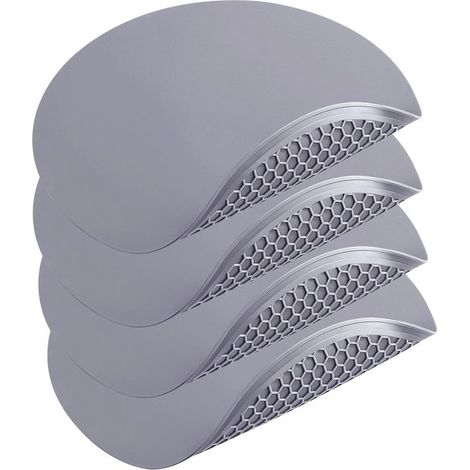 Tapis de micro-ondes en silicone, ronds, 30 x 30 cm, lot de 4, tapis multifonctionnels résistants à la chaleur, protection anti-éclaboussures, tapis de sol, dessous de plat et maniques (1/5)