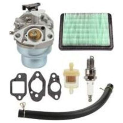 Carburateur Complet avec Joint et Bougie d'Allumage pour Honda GCV160/GCV160A/GCV160LA - Compatible avec Tondeuses HRB216 HRS216 HRR216 HRT216 HRZ216 - Kit avec Filtre à Air et à Carburant (1/4)