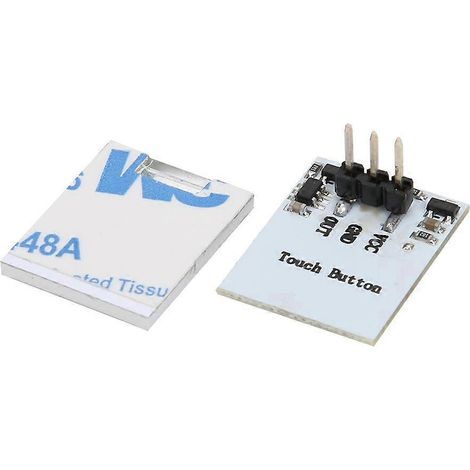 Kapazitiver Berührungsschalter mit störungsfreiem LED-Sensormodul (2,7 V–6 V) (Gelb)
