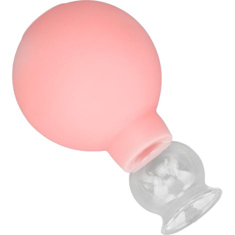 Tasse en verre et silicone avec ventouse pour massage par aspiration du visage, outil de beauté modèle 1 (1/5)
