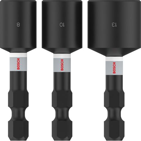 Bosch - Set de clés à douille 3 pièces 2608521U64 (1/5)