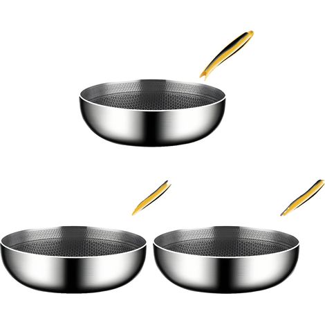 Padella antigraffio, compatibile con piani cottura a induzione, 24 cm (1/2)