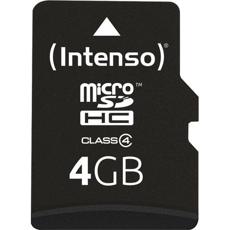 Intenso 3403450 memoria flash 4 GB MicroSDHC Clase 4