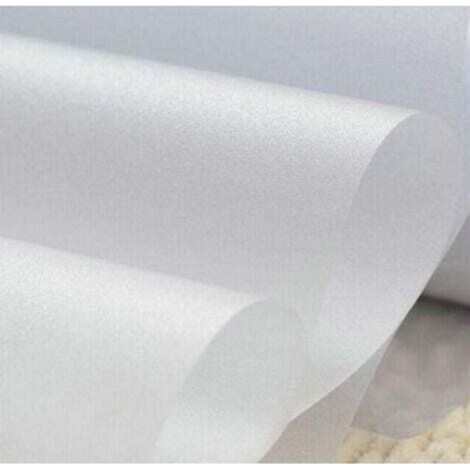 Film Fenetre Anti Regard Film Occultant Fenêtre Film Electrostatique Vitre Film pour Vitre Anti UV Film Opaque Mate pour Salle de Bain Chambre Cuisine 40x200 CM (1/4)