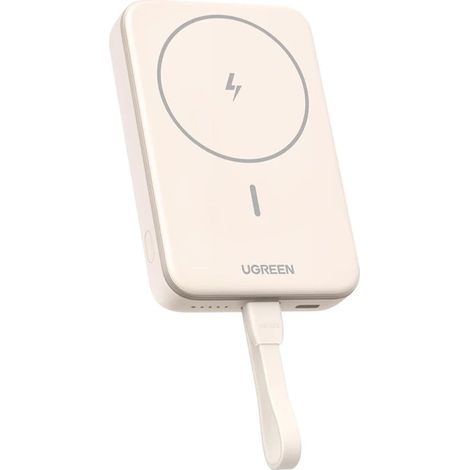 Power bank magnetico Ugreen PB760 da 10000 mAh, PD 20W, MagSafe + cavo USB-C