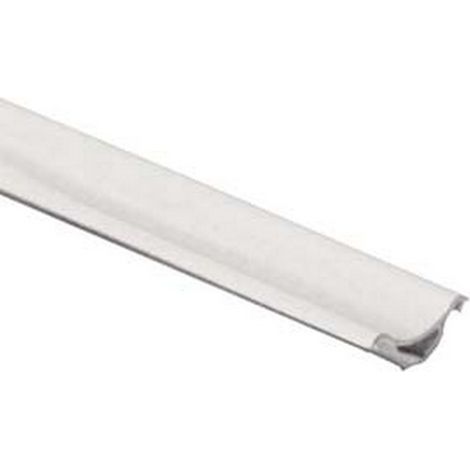 10PZ PROFILO RACCORDO IGIENICO RIGIDO - mm.6,4x30X11h. barra mt.2,5 - bianco