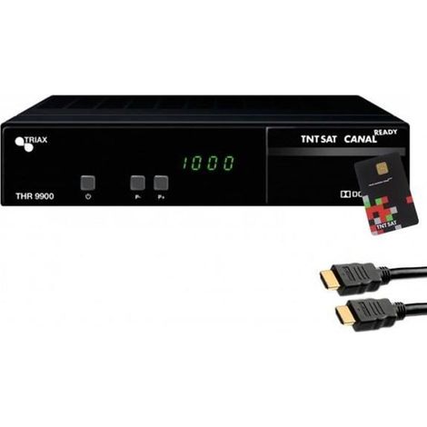 Récepteur satellite - TRIAX - THR9900 HD - TNTSAT - USB enregistreur - HDMI 2M offert