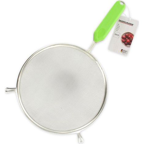 Passoire tamis - Fackelmann - 18 cm - Acier étamé - Manche en plastique - Couleur aléatoire (1/5)