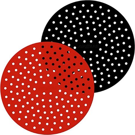 Tapis De Cuisson Pour Friteuse À Air - 2 Pièces - 19 Cm Ou 21,5 Cm Carré - Silicone Alimentaire Sans BPA - Résistant Jusqu'à 230 °C - Universel Pour Paniers Carrés (1/5)