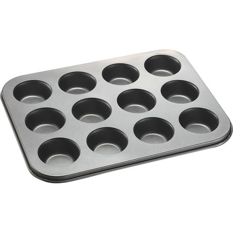 HAPPYFRIENDS molde 12 magdalenas 35x26,5x3 cm , Molde 12 magdalenas 35x26,5x3 cm. -Marca: Happyfriends. -Material: Acero al carbono de alta calidad, duradero, excelente conductivid