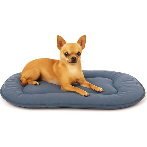 1 - Coussin Chien - Coussin Chat - Tissu Respirant Et Rembourrage Doux - Pour Intérieur Et Extérieur - Bleu - 45x33x3cm