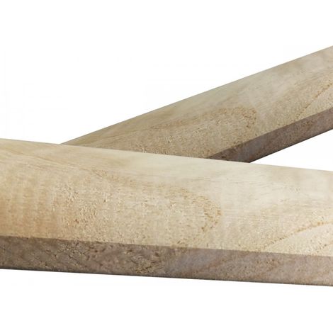LATTES en bois poncé - Longueur 220 cm - Dimension : 3.3x2.1x220 cm