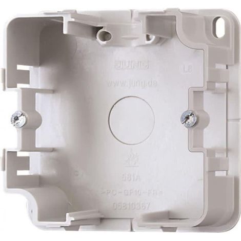 LS CUBE Base di montaggio per scatola da superficie 1 elemento per JUNG 581A di ricambio
