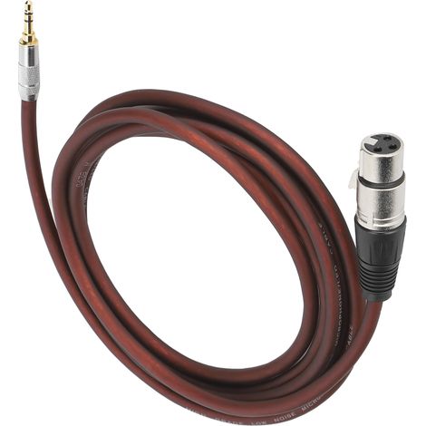 Câble Microphone XLR Femelle vers Jack 3.5mm pour Enregistrement - JD6020 (1/5)