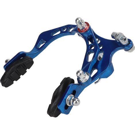 Hochfeste Fahrrad-Felgenbremse aus Aluminiumlegierung, stabil und langlebig, Fahrradzubehör für Motorrad und Mountainbike, blau (1/5)