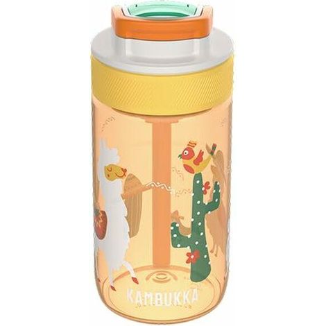 Botella infantil Kambukka Lagoon naranja 400 ml hermética (1/3)