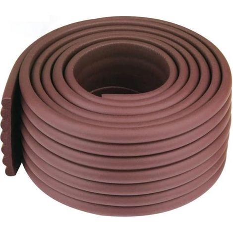 Protection d'angle de sécurité 2 m pour enfants, protège les meubles, sécurisation bébé, butoir d'angle de sécurité (marron) (1/5)