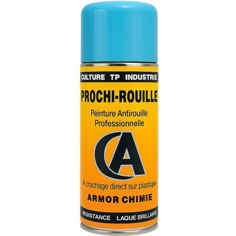 Bombe de peinture - Antirouille - Bleu Berthoud 306 - Prochi-rouille - Armor Chimie - 400ml