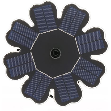 EASYCOMFORT Mini Fontaine d'Énergie Solaire - 8V/1.4W - Décoration de Jardin (1/5)