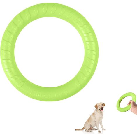 Anneau de Morsure de Chien, Chien Jouets Anneau, Anneau D'entraînement Interactif, Disque de Lancer Durable, pour Petits et Grands Chiens (1/5)