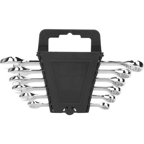 6 pièces Clé à Douille Métrique en Acier 45 Double Tête avec Boîte de Rangement Portable (1/5)