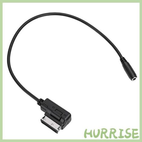 Câble interface femelle 3,5 mm, transmission audio stable, pièce de remplacement compatible avec systèmes de haut-parleurs Classe C et E 2008 à 2016 (1/4)