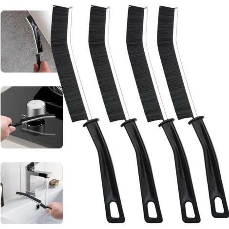 4 Spazzole per Pulizia Fessure con Setole Rigide ideale per bagno piastrelle doccia