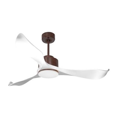 Modulo de KlassFan - Ventilateur de plafond DC avec Lumière Blanc et Bois,thermostat idéal pour 25 à 40 m² DC2P1WiL1Wo (1/5)