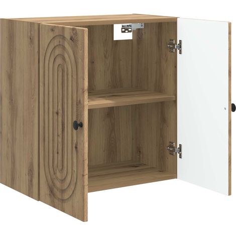 Armadietto a muro Mobiletto a muro Rovere Artigianale 59 x 31 x 60 cm DAS970911 (1/5)
