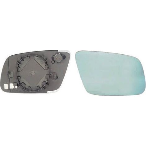 Verre de rétroviseur droit chauffant bleu Audi A3 8L1 phase 2 2000-2003