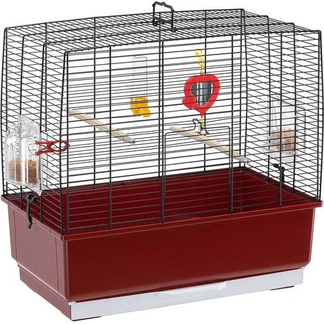 Ferplast REKORD 3 Cage pour canaris et autres petits oiseaux. Variante - Misure: 49.5 x 30 x h 47.5 cm - Noir (1/4)