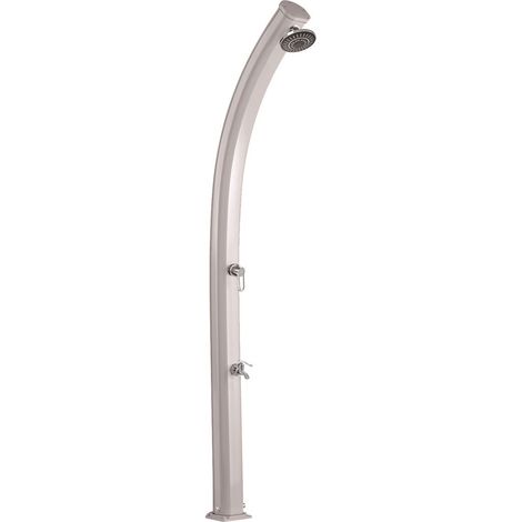 Solardusche Jolly 33L Aluminuim 33L - 233 cm - Fußspülung + Regenbrause + verstärkte Basis (1/3)