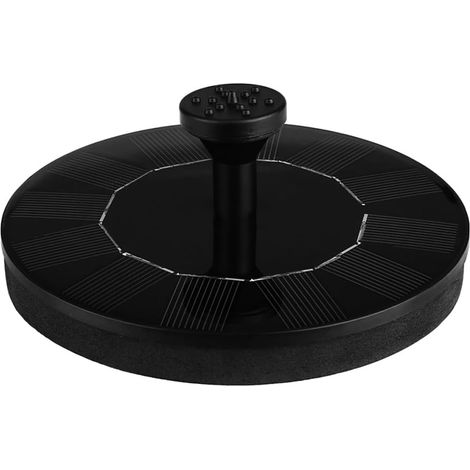 Solarbetriebener schwimmender Gartenbrunnen mit