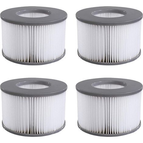 Mspa-Filter, Ersatzfilter für aufblasbare Whirlpool-Pools, Badewannenfilter (4 Stück) (1/5)