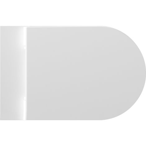Copriwater Soft-Close Alice Ceramica "Hide Round" Bianco Lucido